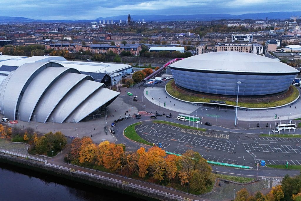 Glasgow SECC and Hydro drone services