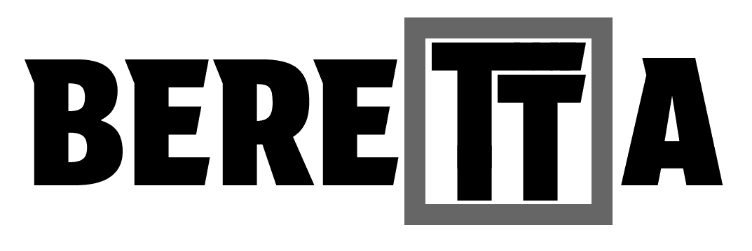 Beretta Logo Black and White