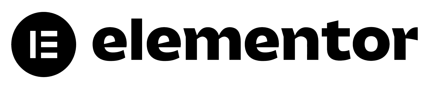 Elementor Logo Black and White
